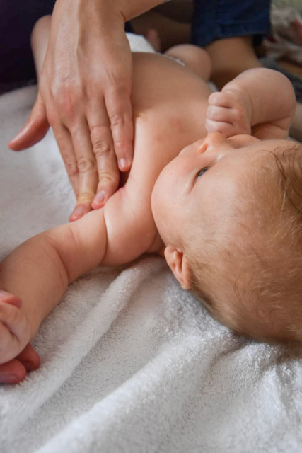 massage bébé